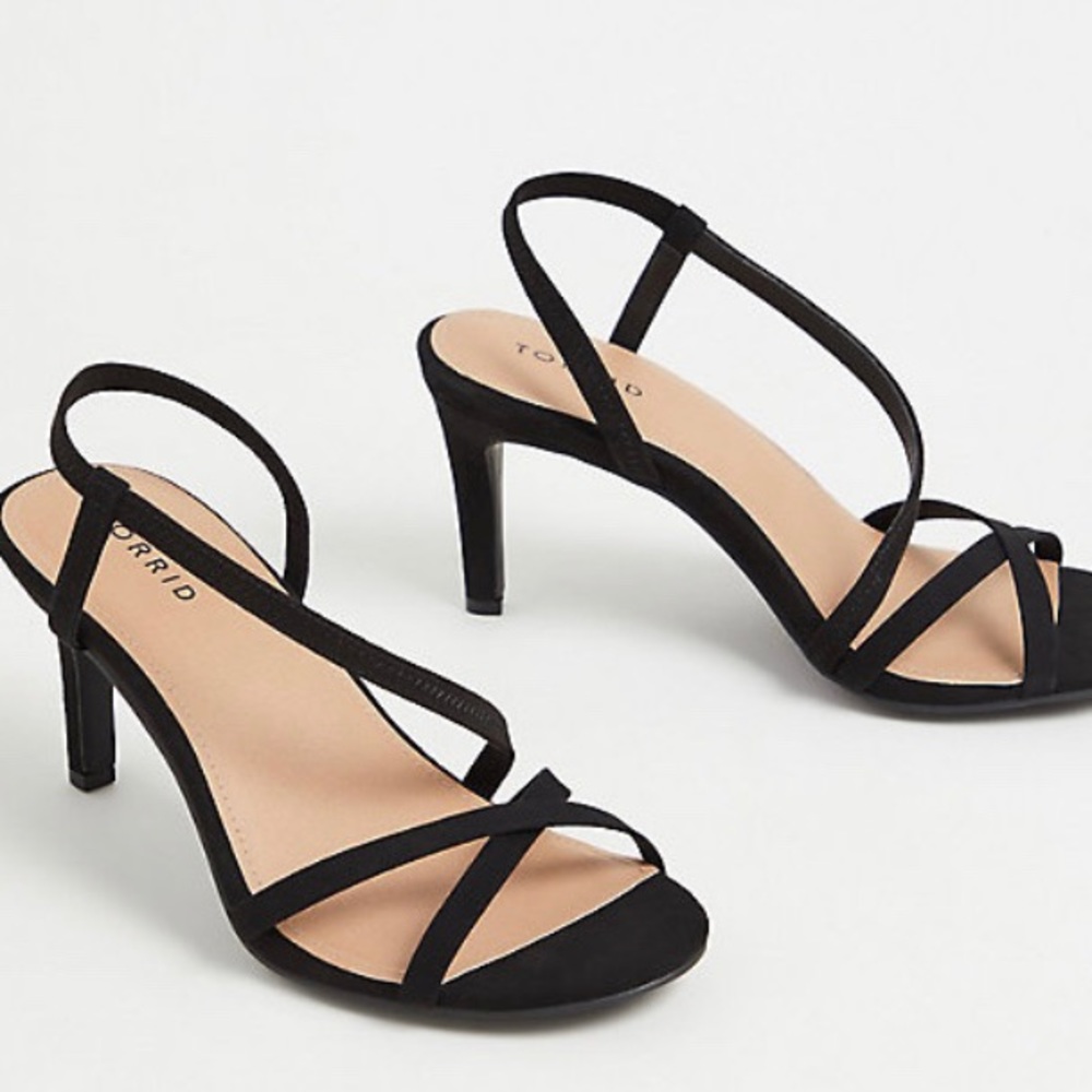 Torrid wide width sling back stiletto heel